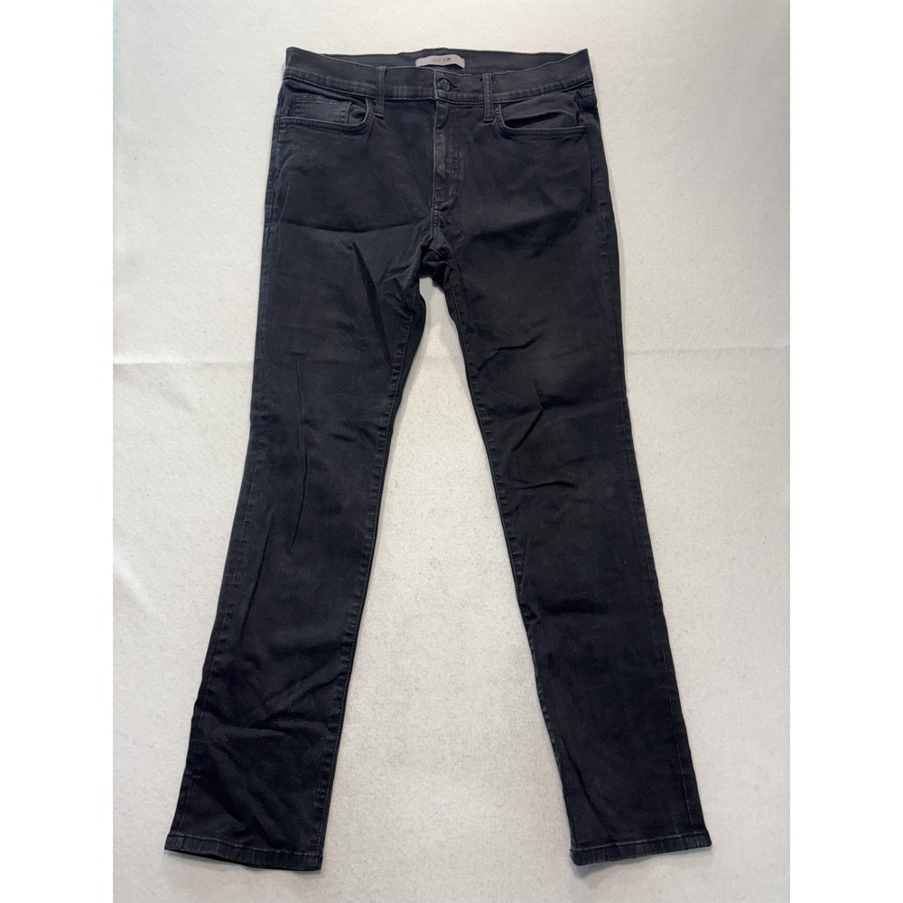 Joe's Jeans Slim Fit Jeans Mens 34x32 Gray Dark Wash Straight Cotton Blend Denim